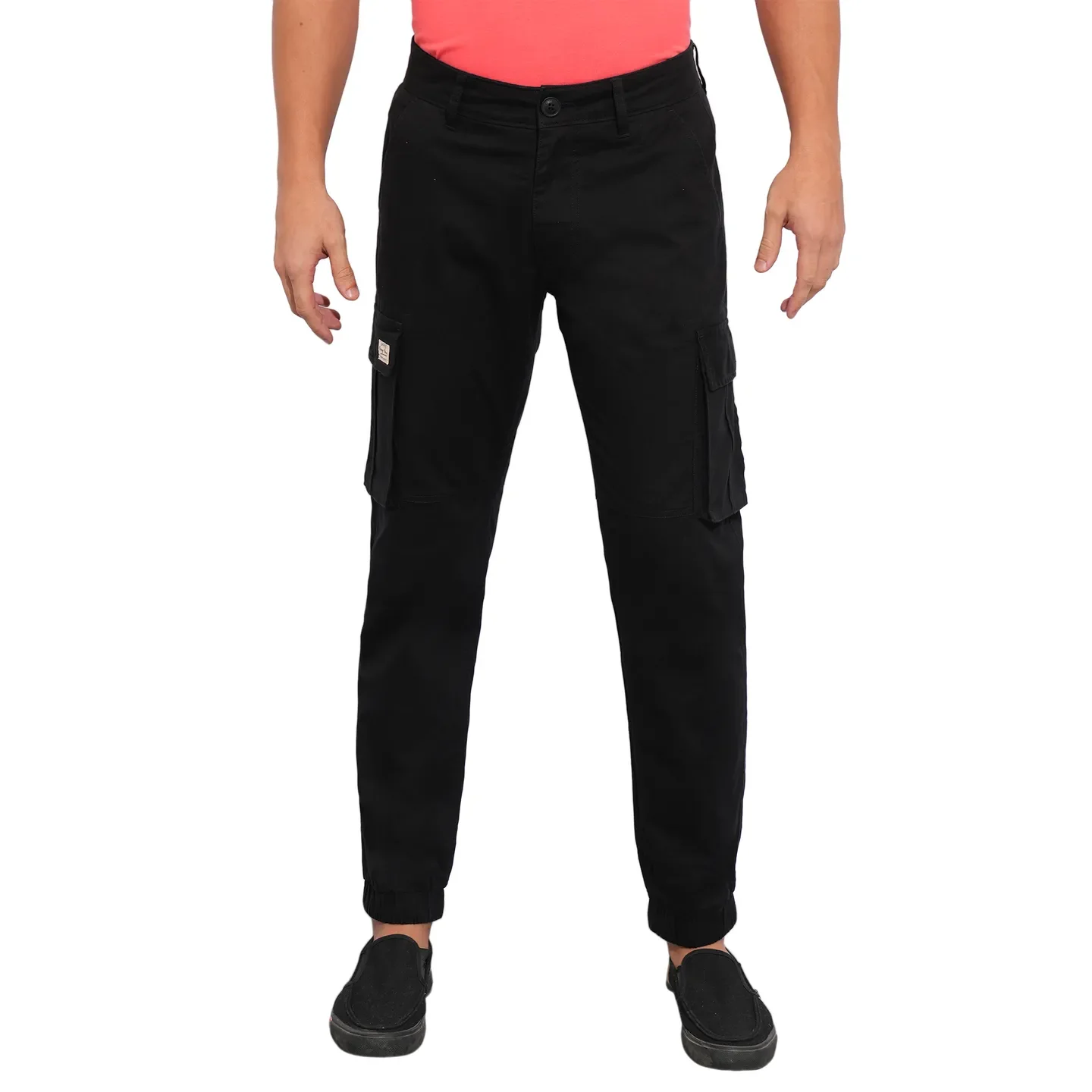 Black Jogger fit Men's Joggers by Being Human Clothing