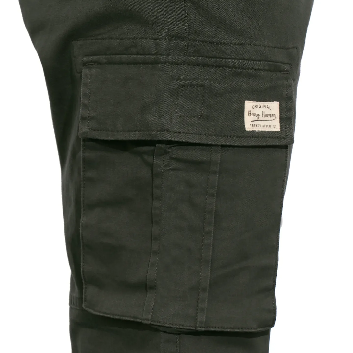 Green Jogger fit Men's Joggers by Being Human Clothing - Image 6