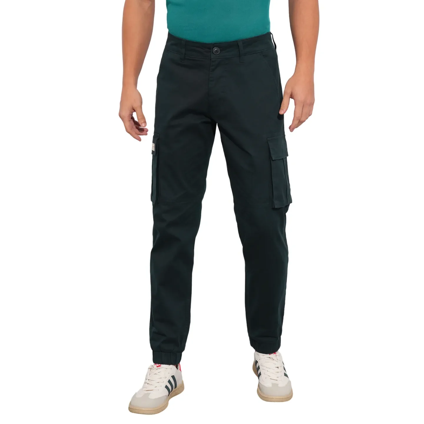 Navy Slim Fit Joggers For Men By Being Human Clothing