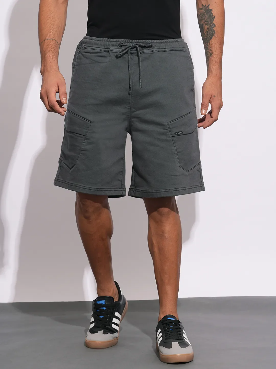 Grey Shorts Fit Men's Shorts by Being Human Clothing