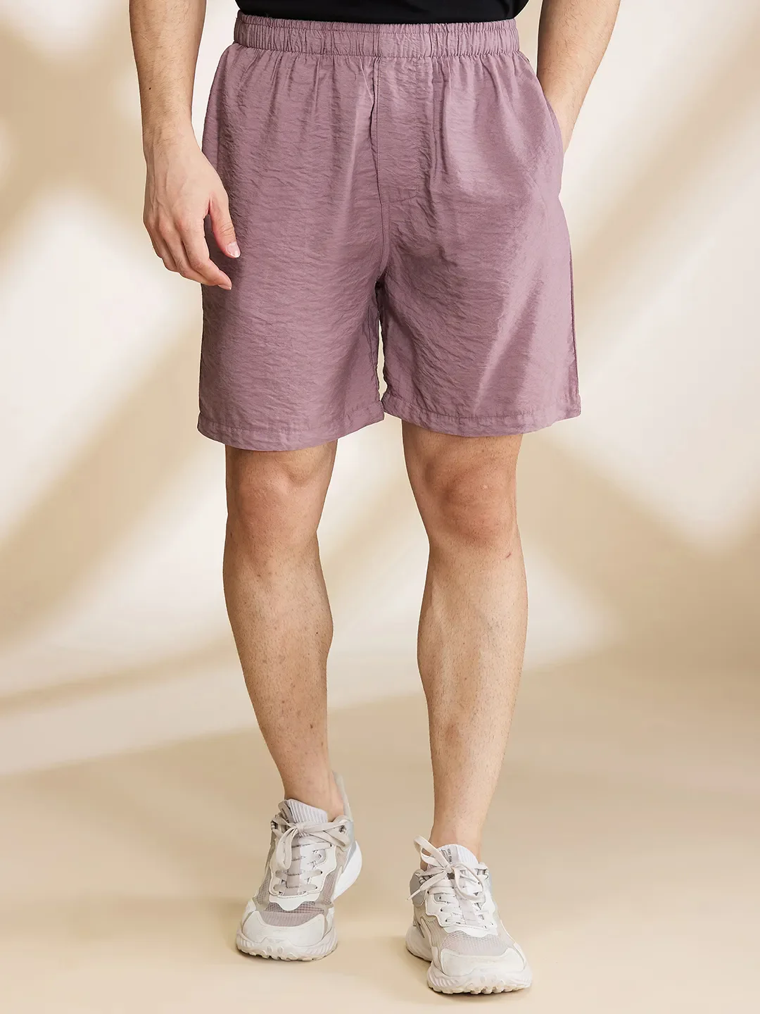 Pink Shorts Fit Men's Shorts by Being Human Clothing