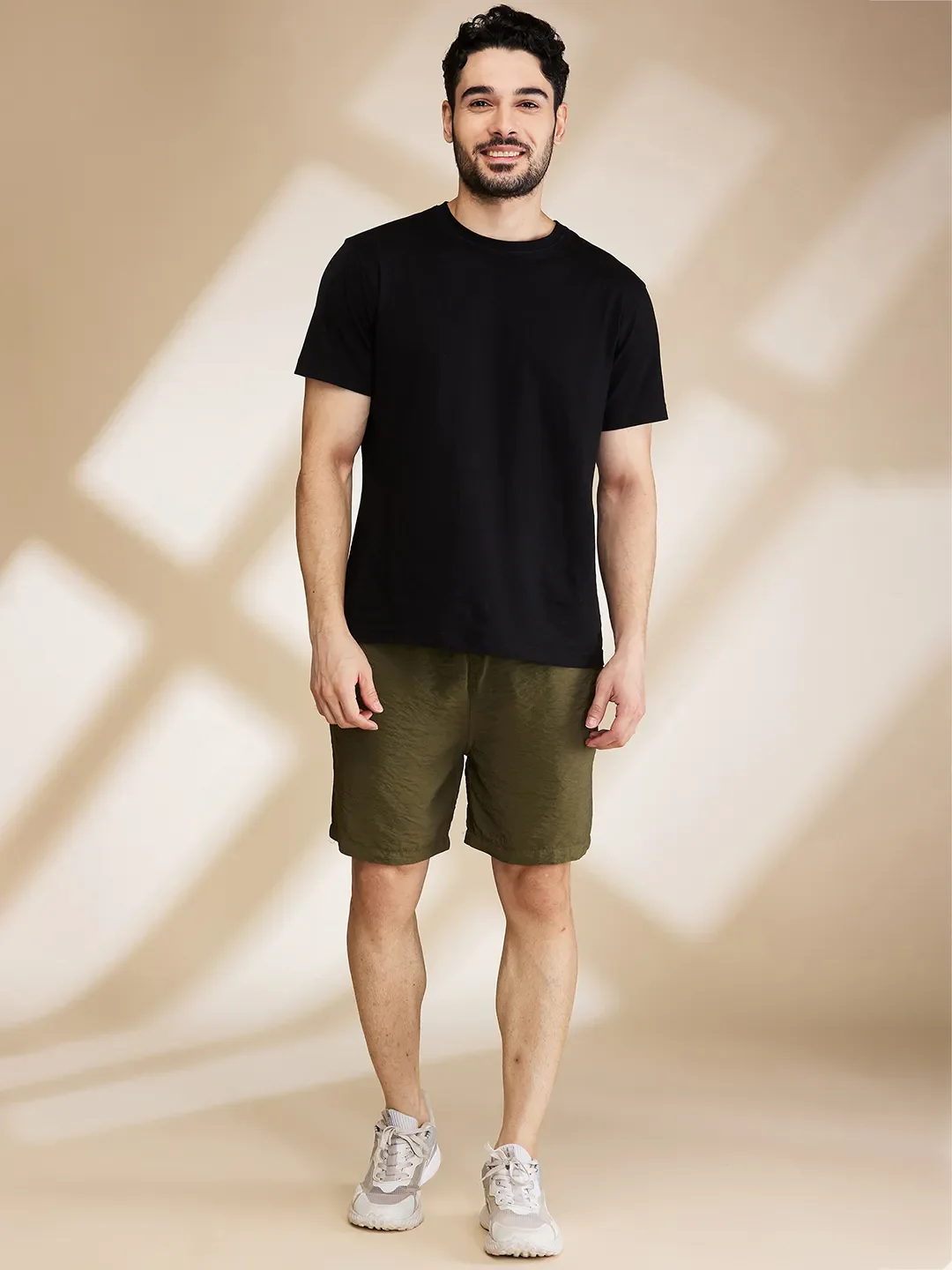 Olive Shorts Fit Men's Shorts by Being Human Clothing - Image 2