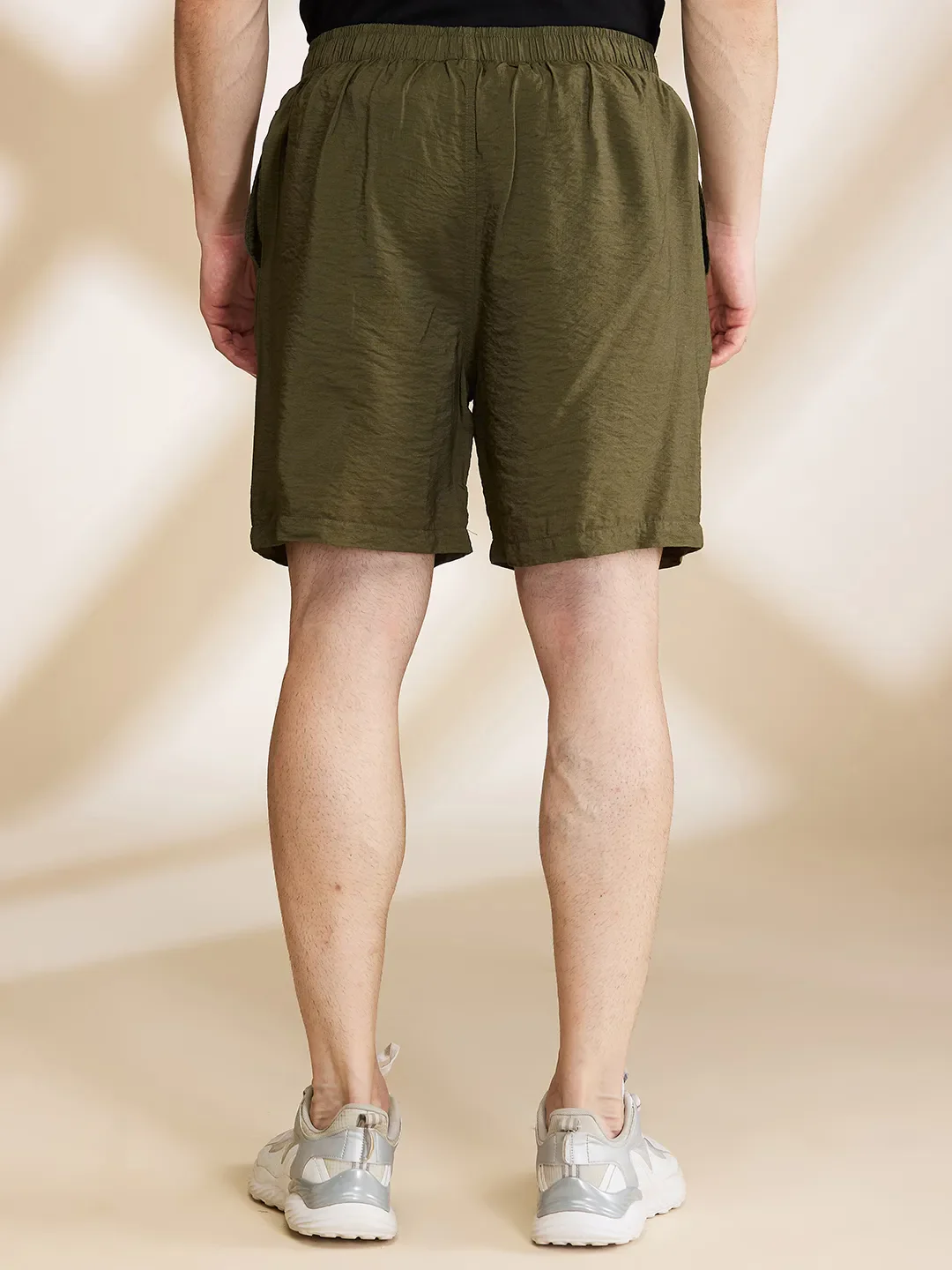 Olive Shorts Fit Men's Shorts by Being Human Clothing - Image 3