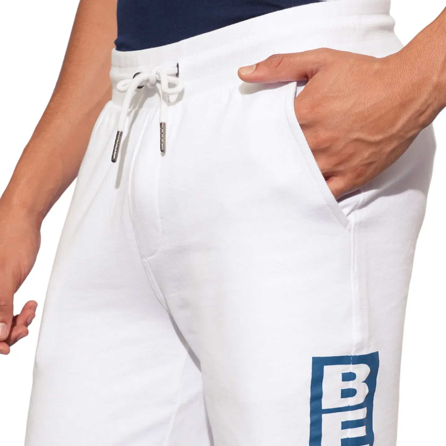White Shorts Fit Men's Shorts by Being Human Clothing - Image 4