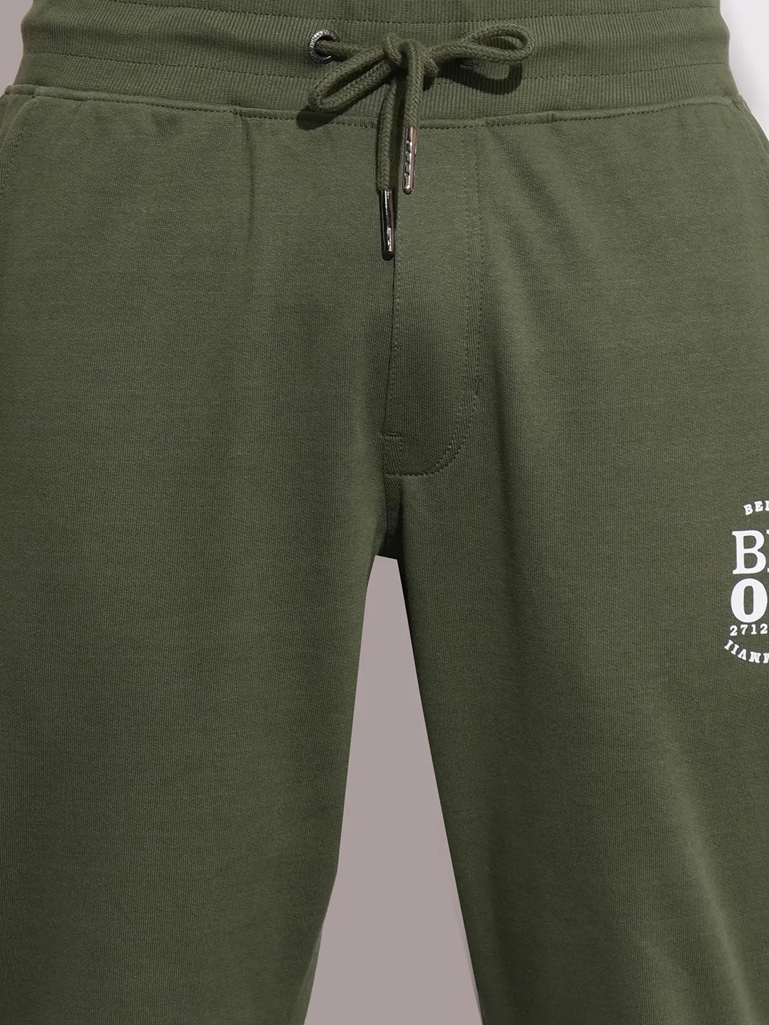 Green Regular fit Men's Track Pants by Being Human Clothing - Image 5
