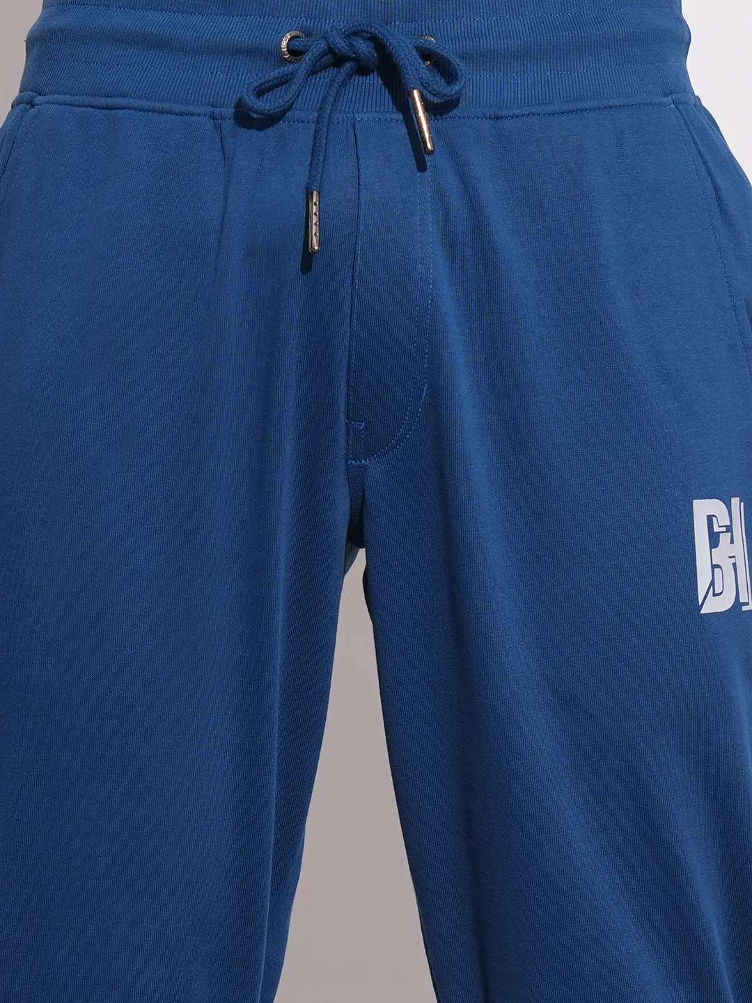 Blue Regular fit Men's Track Pants by Being Human Clothing - Image 5