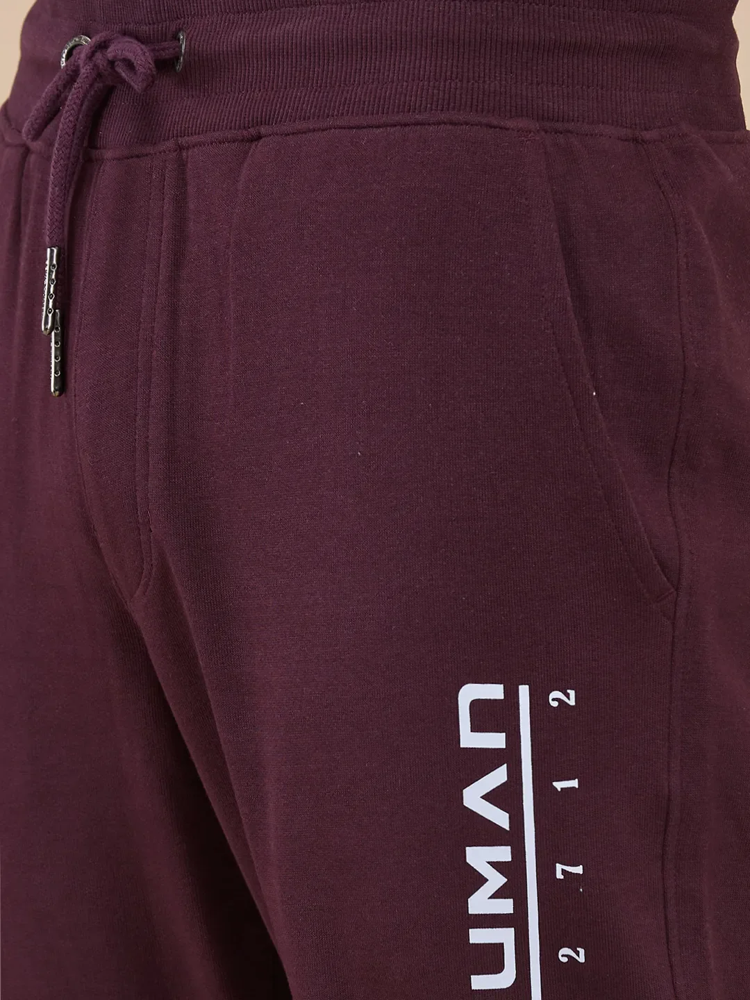 Red Regular fit Men's Track Pants by Being Human Clothing - Image 5