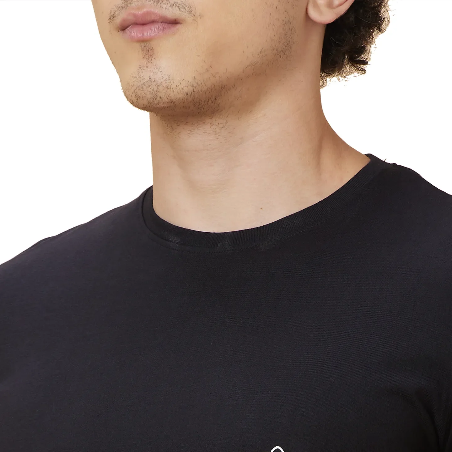 Black Regular Fit Men's Short Sleeves T-Shirt by Being Human Clothing - Image 5