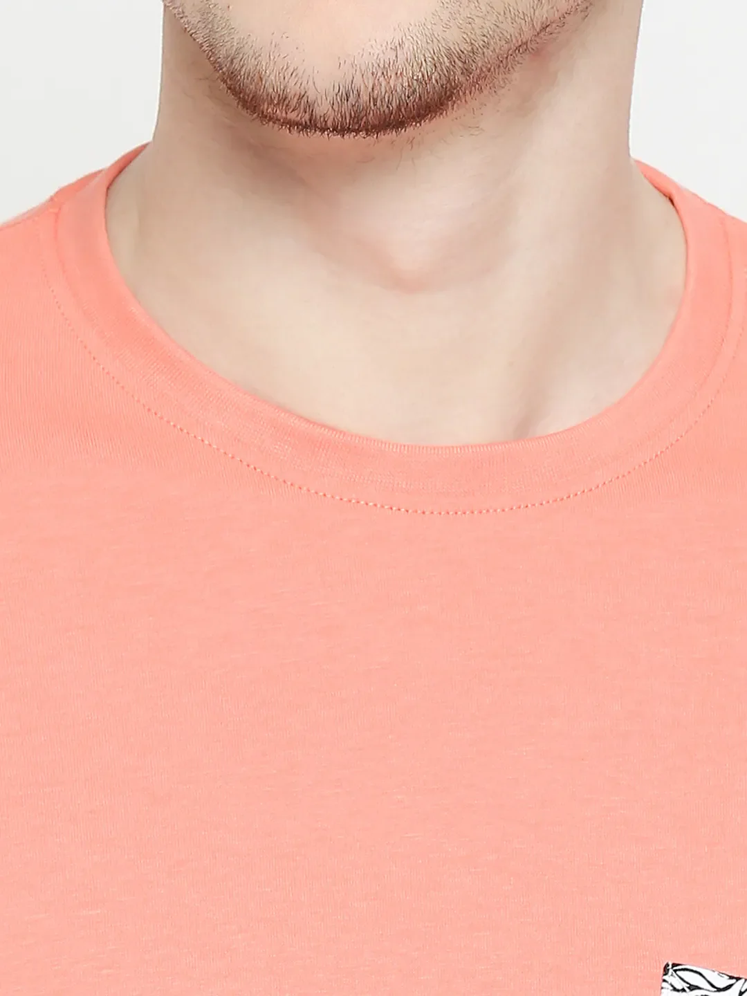 Coral Regular Fit Men's Short Sleeves T-Shirt by Being Human Clothing - Image 5