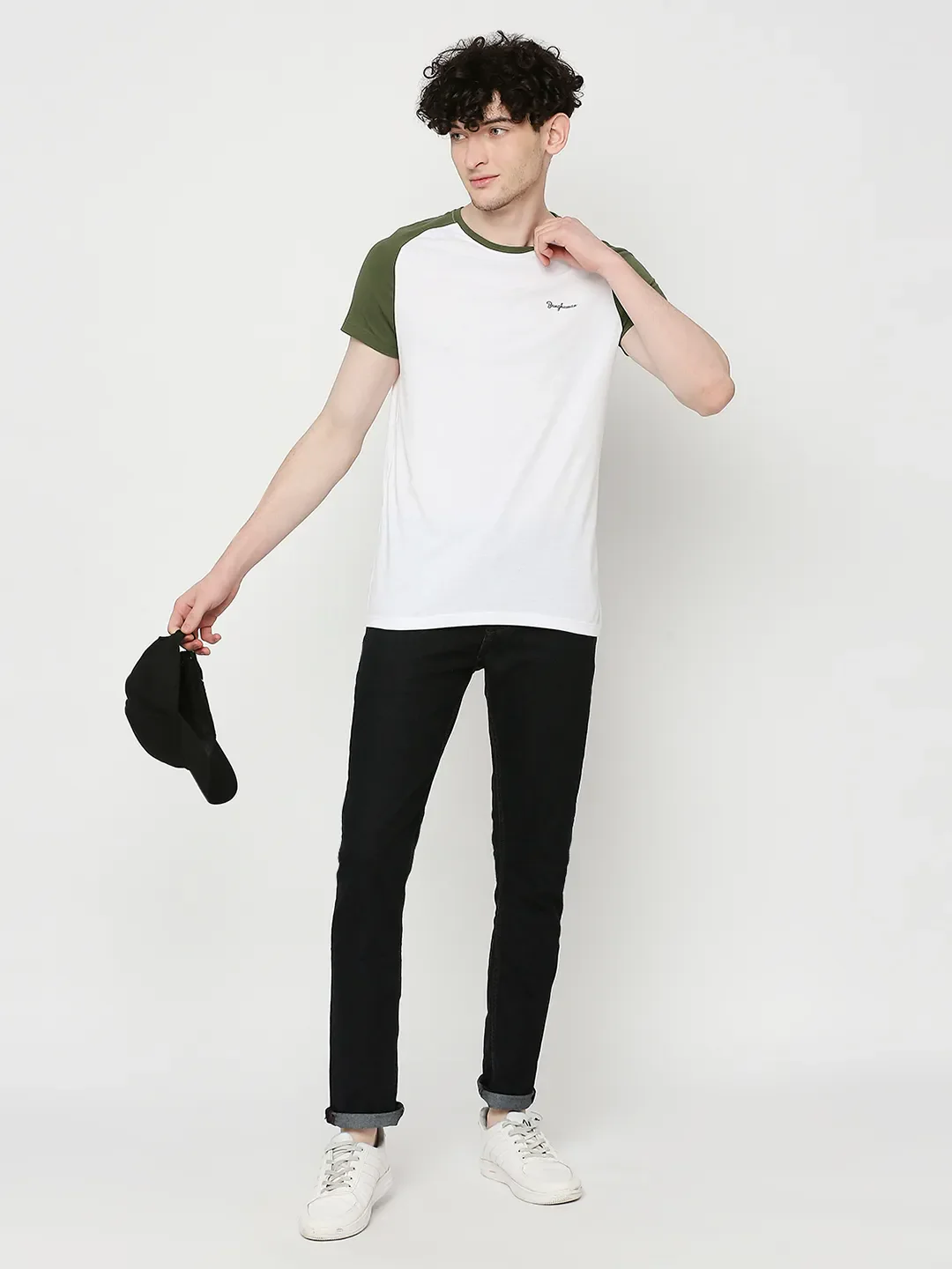 White Regular Fit Men's Short Sleeves T-Shirt by Being Human Clothing - Image 6