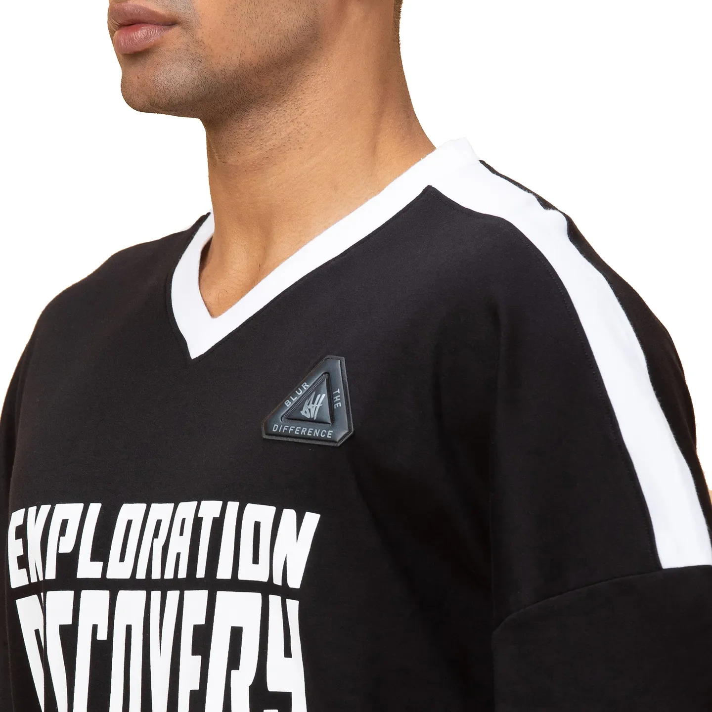 Black Regular Fit Round Neck Men's T-Shirt by Being Human Clothing - Image 5