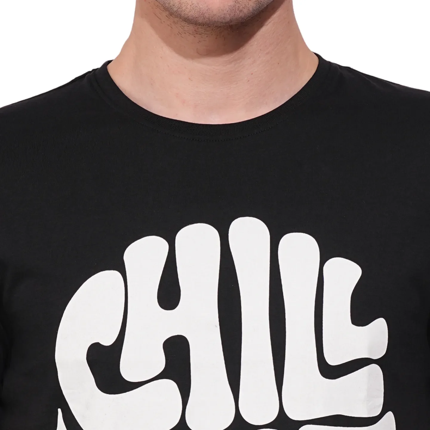 Black Regular Fit Men's Short Sleeves T-Shirt by Being Human Clothing - Image 5
