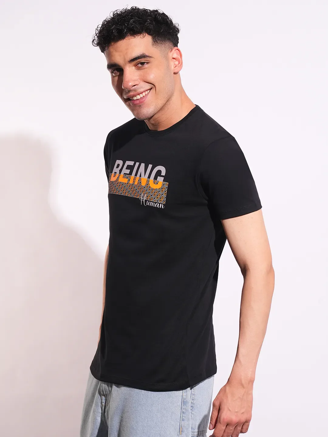 Slim Fit Men's Short Sleeves T-Shirt by Being Human Clothing - Image 2