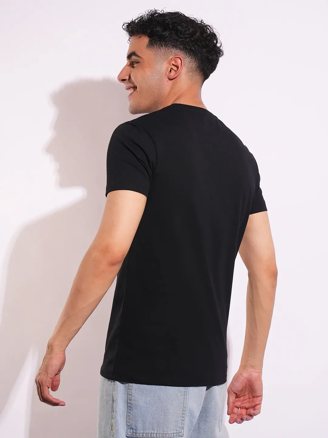 Slim Fit Men's Short Sleeves T-Shirt by Being Human Clothing - Image 3