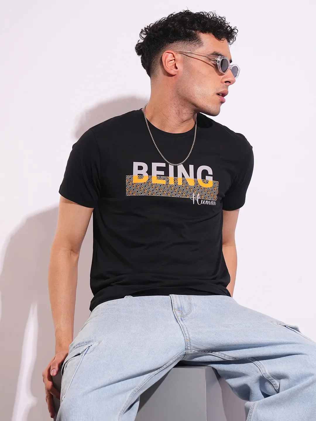 Slim Fit Men's Short Sleeves T-Shirt by Being Human Clothing - Image 6