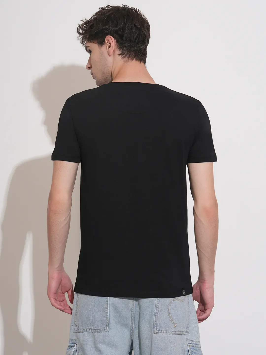 Slim Fit Men's Short Sleeves T-Shirt by Being Human Clothing - Image 3