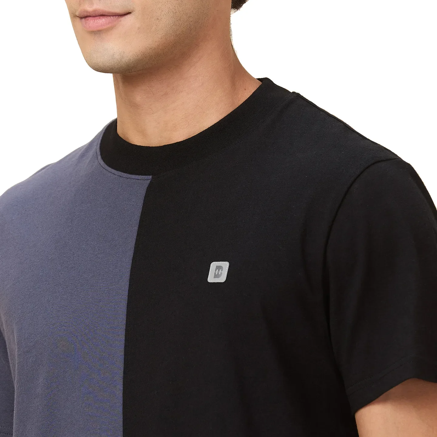 Black Sulpher Easy Fit Round Neck Men's T-Shirt by Being Human Clothing - Image 5