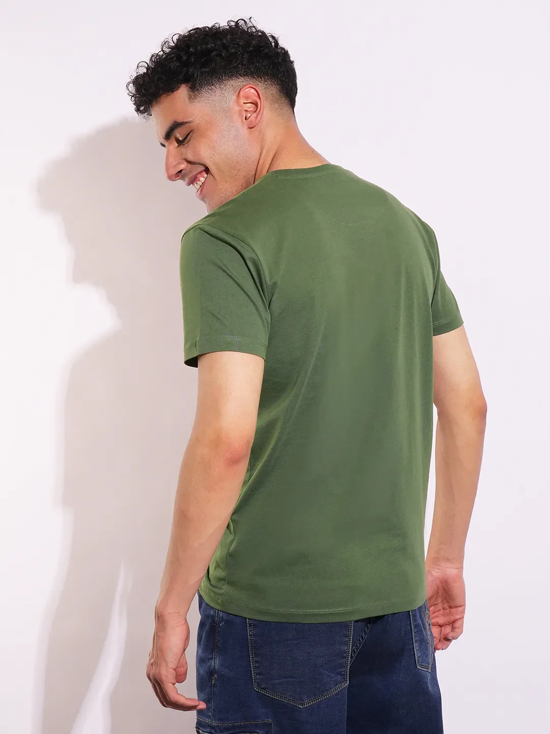 Slim Fit Men's Short Sleeves T-Shirt by Being Human Clothing - Image 3