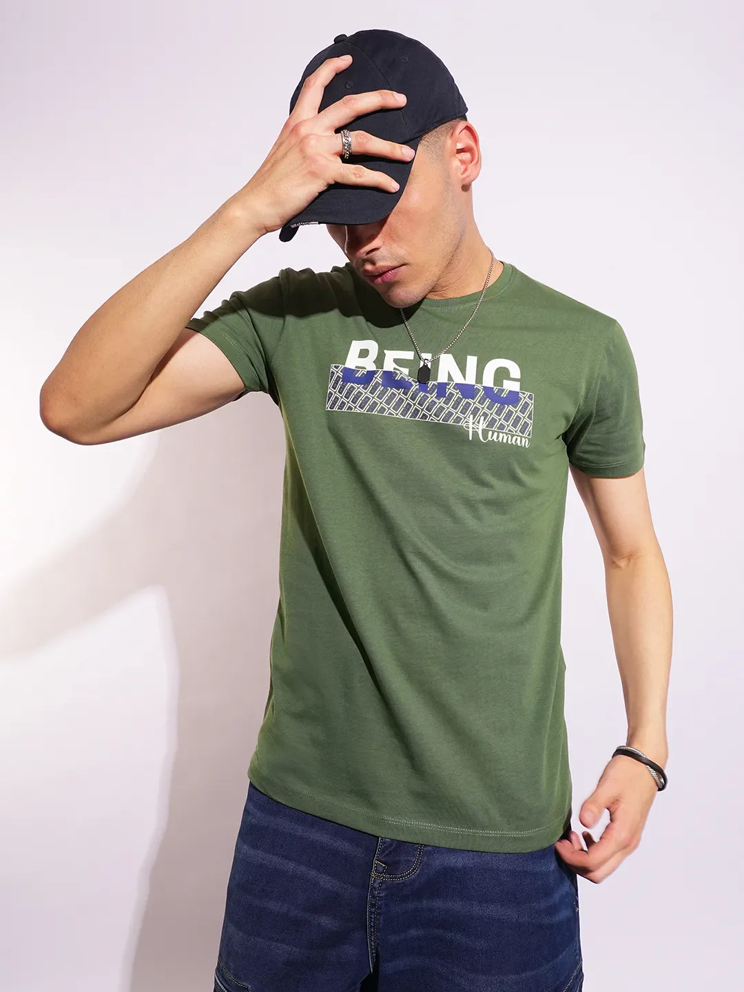 Slim Fit Men's Short Sleeves T-Shirt by Being Human Clothing - Image 6