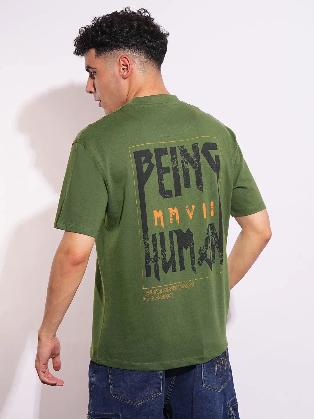 Easy Fit Men's Short Sleeves T-Shirt by Being Human Clothing - Image 3