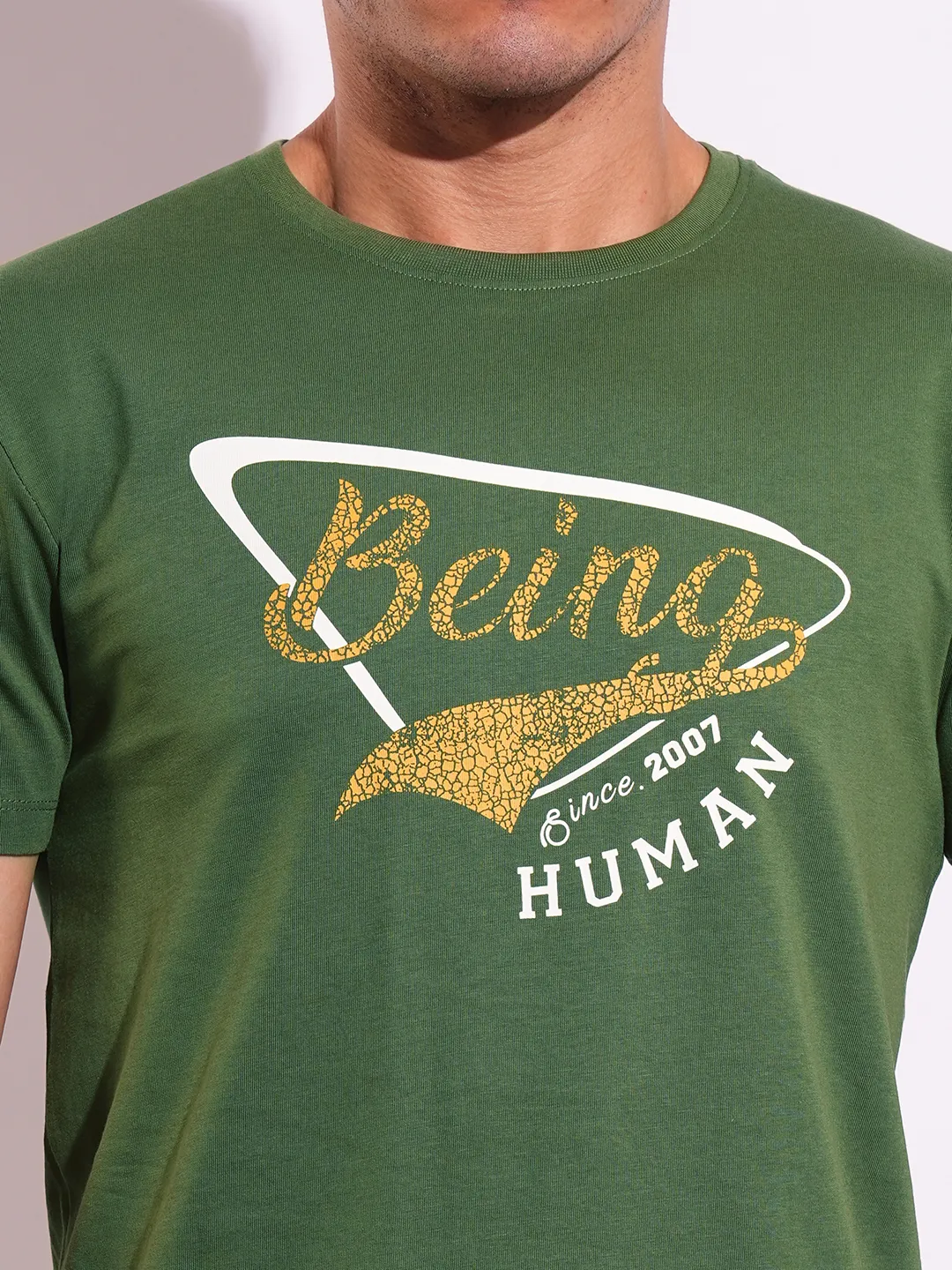 Slim Fit Men's Short Sleeves T-Shirt by Being Human Clothing - Image 5