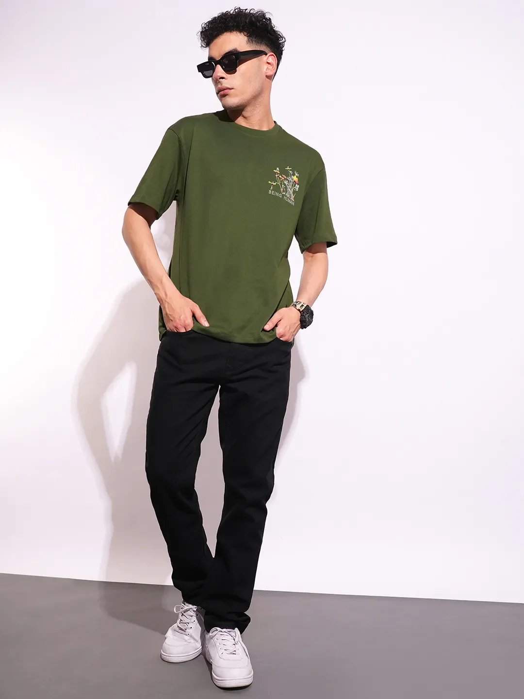 Easy Fit Men's Short Sleeves T-Shirt by Being Human Clothing - Image 4