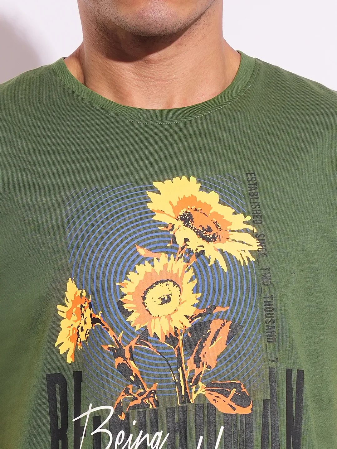 Slim Fit Men's Short Sleeves T-Shirt by Being Human Clothing - Image 5