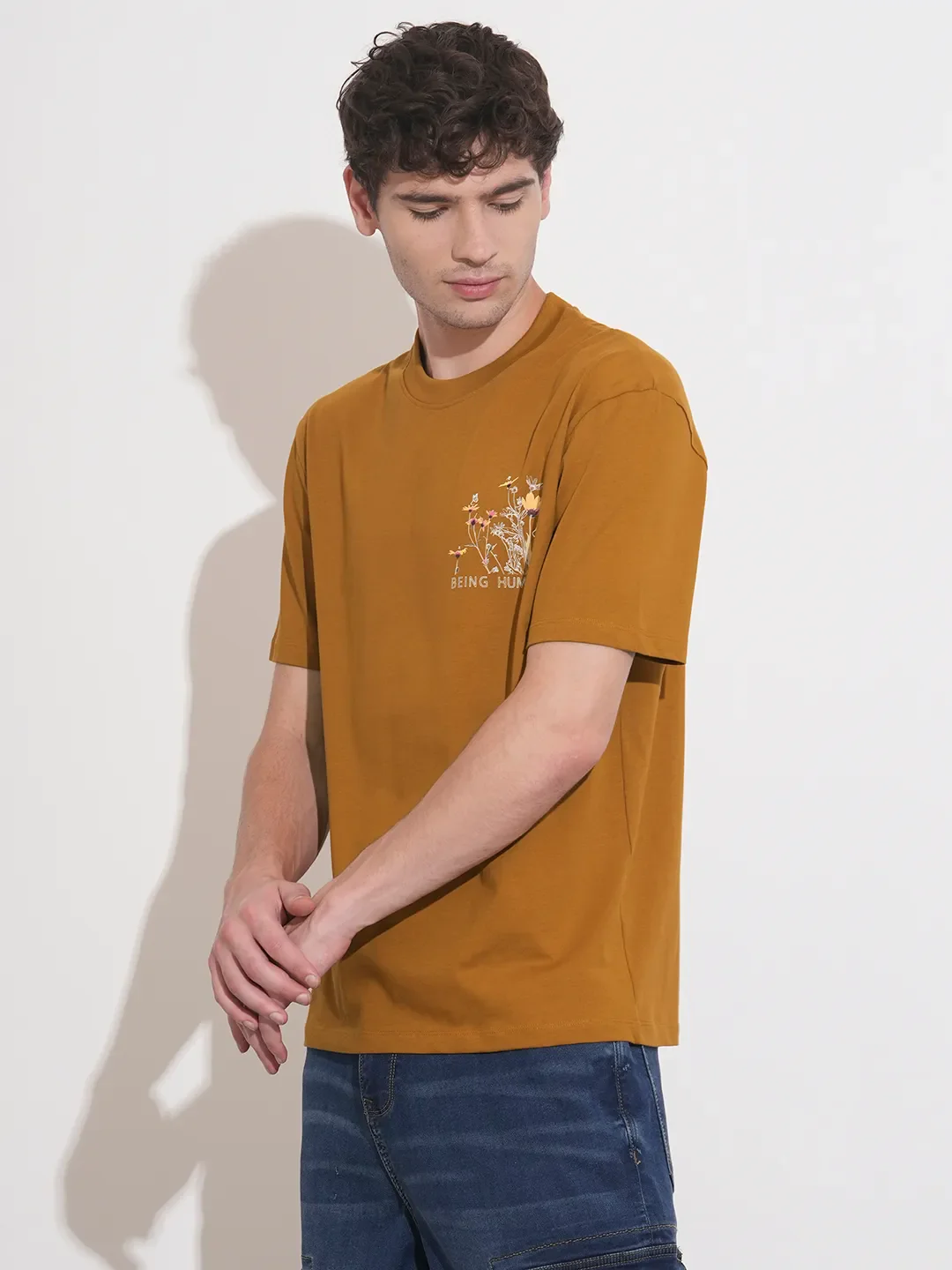 Easy Fit Men's Short Sleeves T-Shirt by Being Human Clothing - Image 2