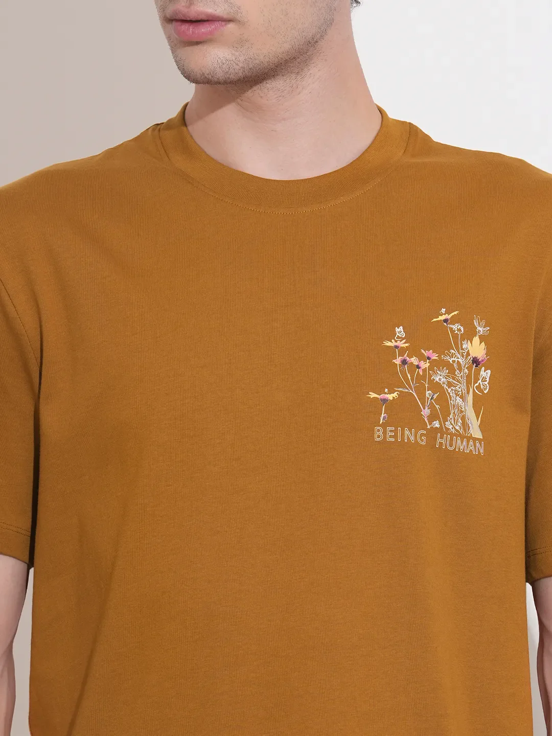 Easy Fit Men's Short Sleeves T-Shirt by Being Human Clothing - Image 5