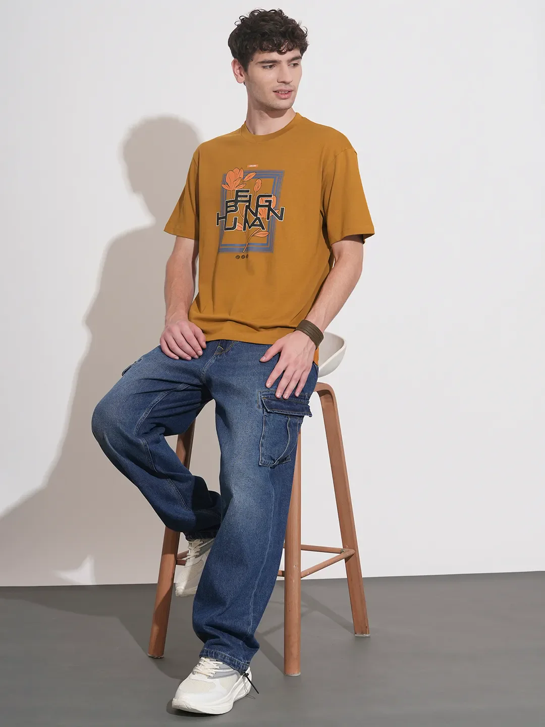 Easy Fit Men's Short Sleeves T-Shirt by Being Human Clothing - Image 4