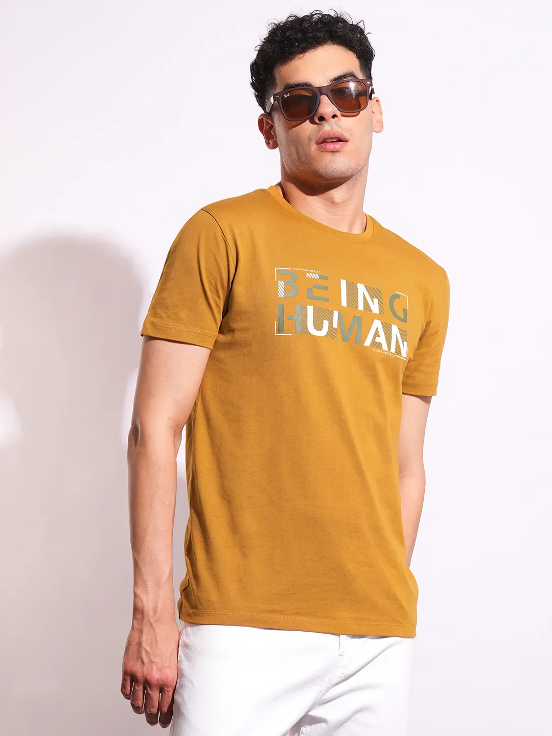 Slim Fit Men's Short Sleeves T-Shirt by Being Human Clothing - Image 6