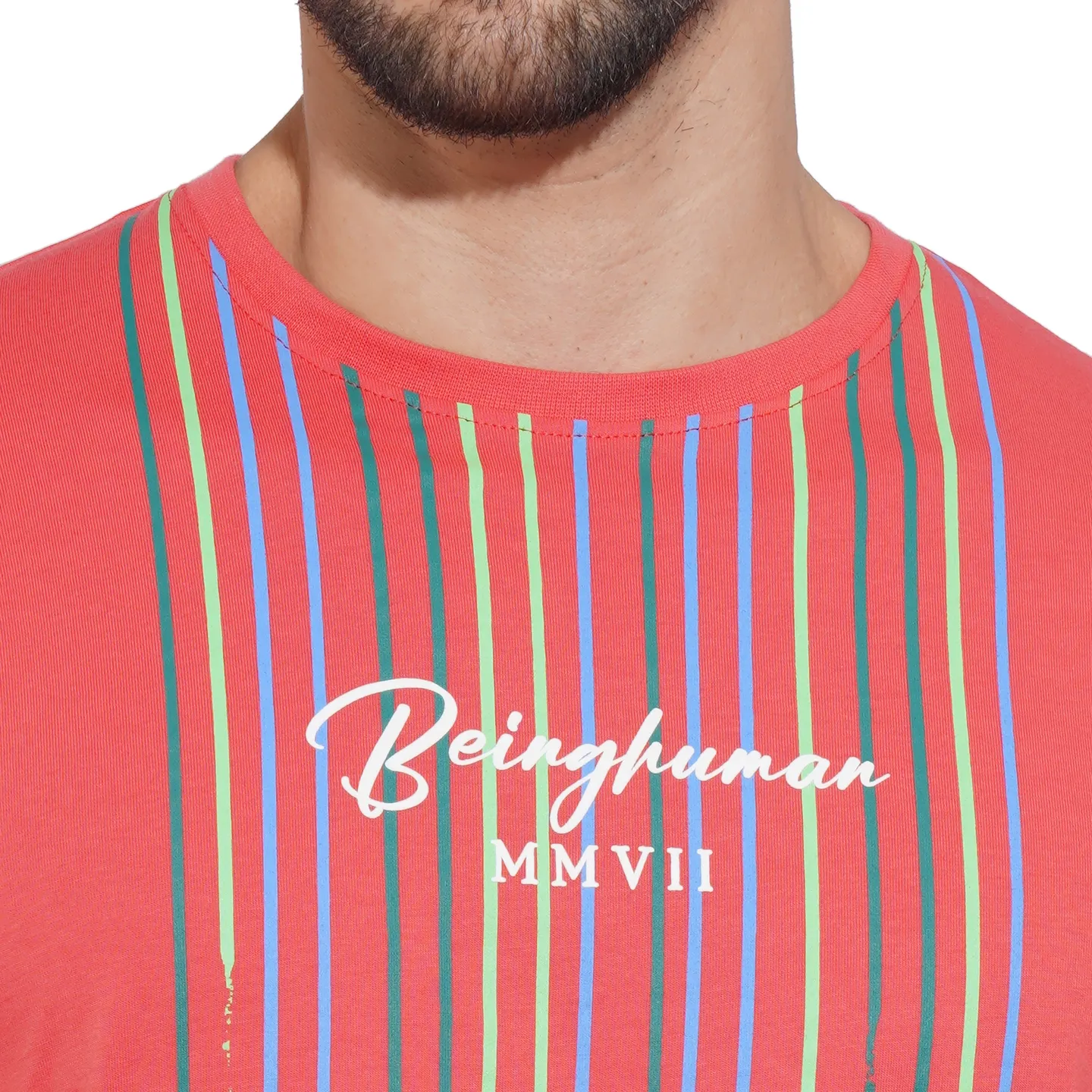 Coral Regular Fit Men's Short Sleeves T-Shirt by Being Human Clothing - Image 5