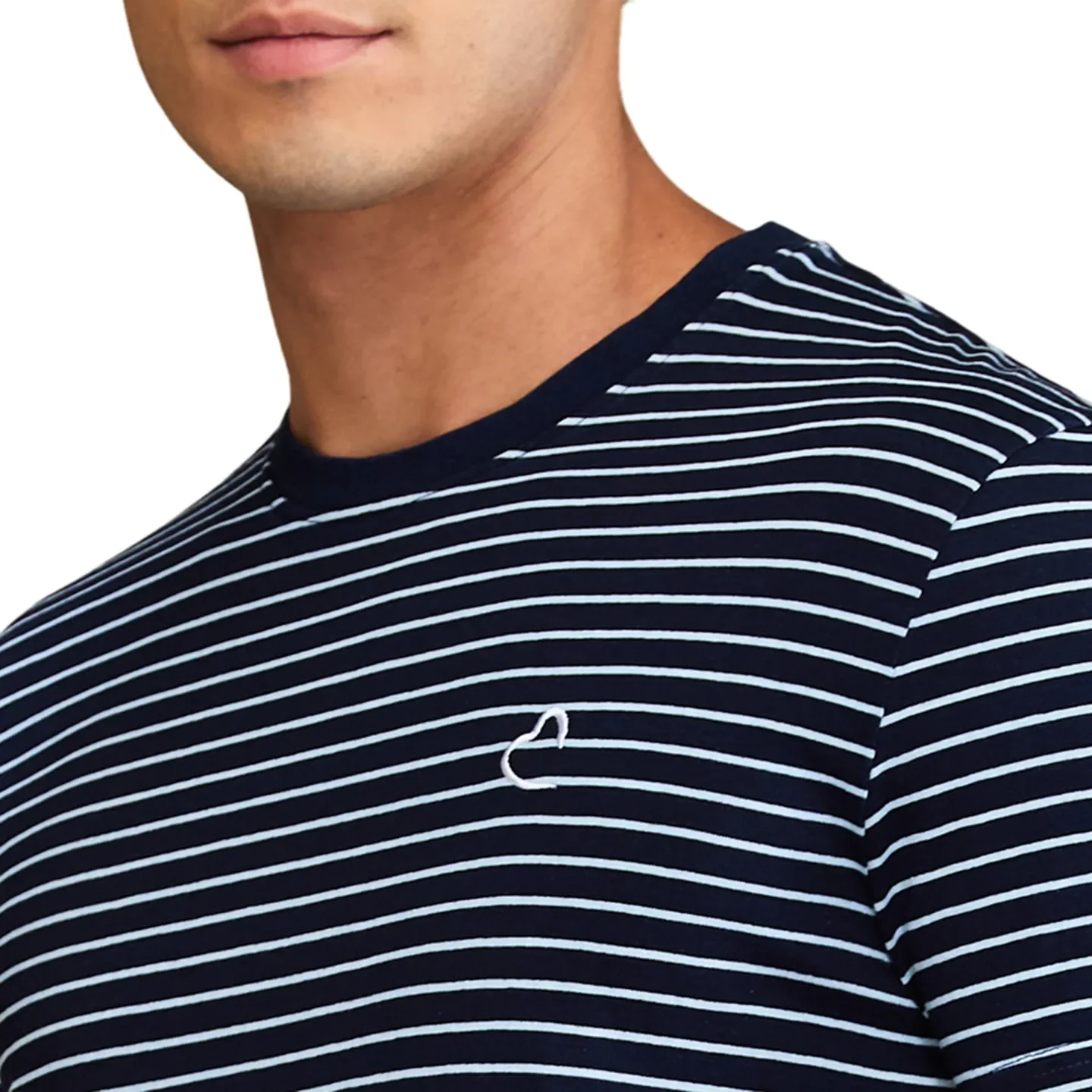 Dark Wash Regular Fit Round Neck Men's T-Shirt by Being Human Clothing - Image 4