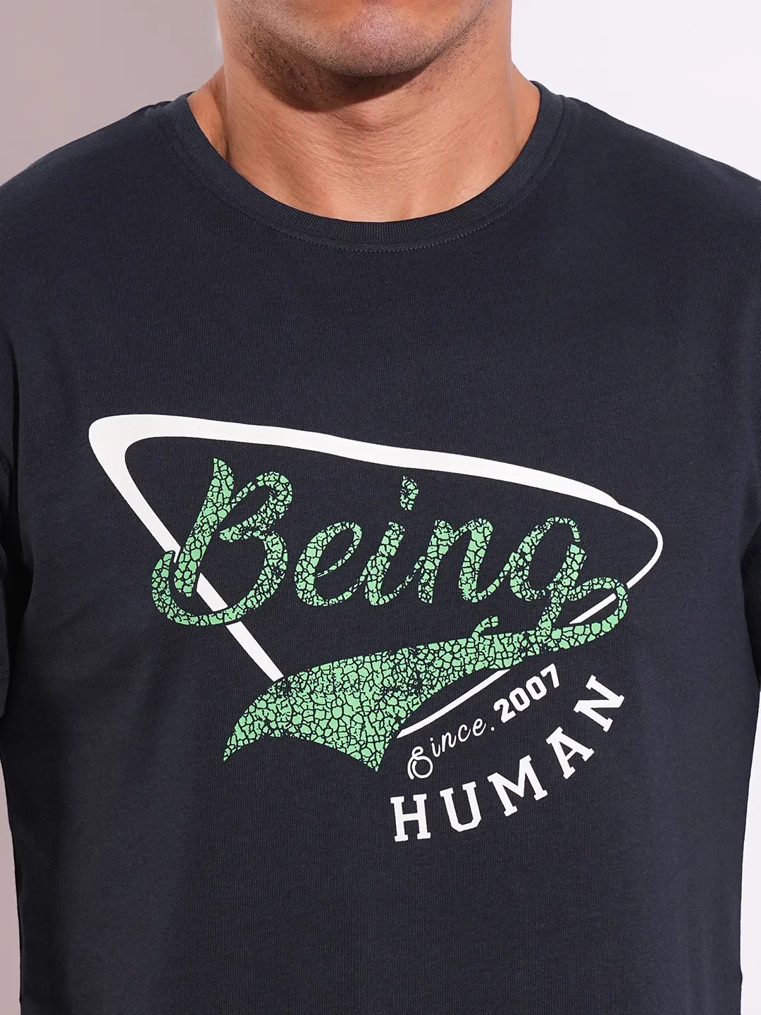 Slim Fit Men's Short Sleeves T-Shirt by Being Human Clothing - Image 5