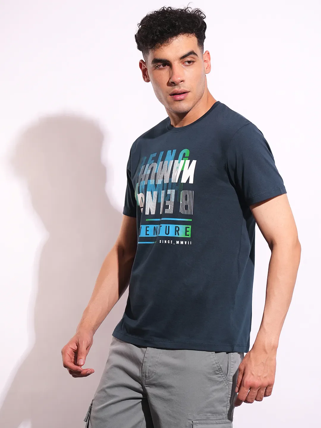 Slim Fit Men's Short Sleeves T-Shirt by Being Human Clothing - Image 2