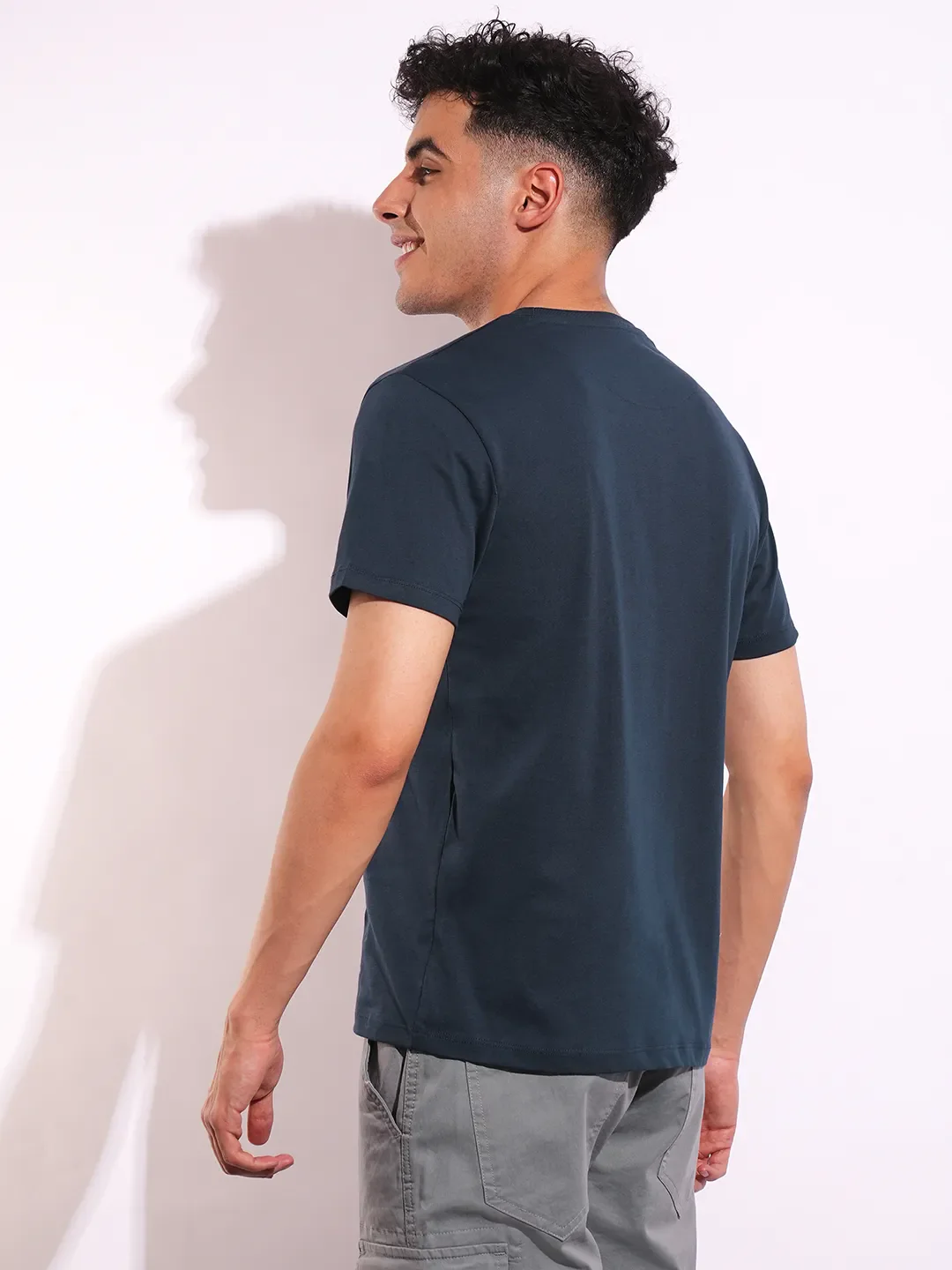 Slim Fit Men's Short Sleeves T-Shirt by Being Human Clothing - Image 3