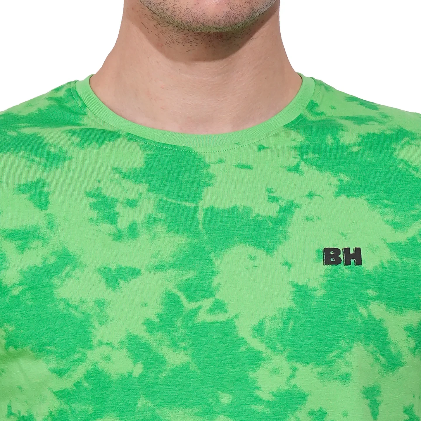 Green Regular Fit Men's T-Shirt by Being Human Clothing - Image 5