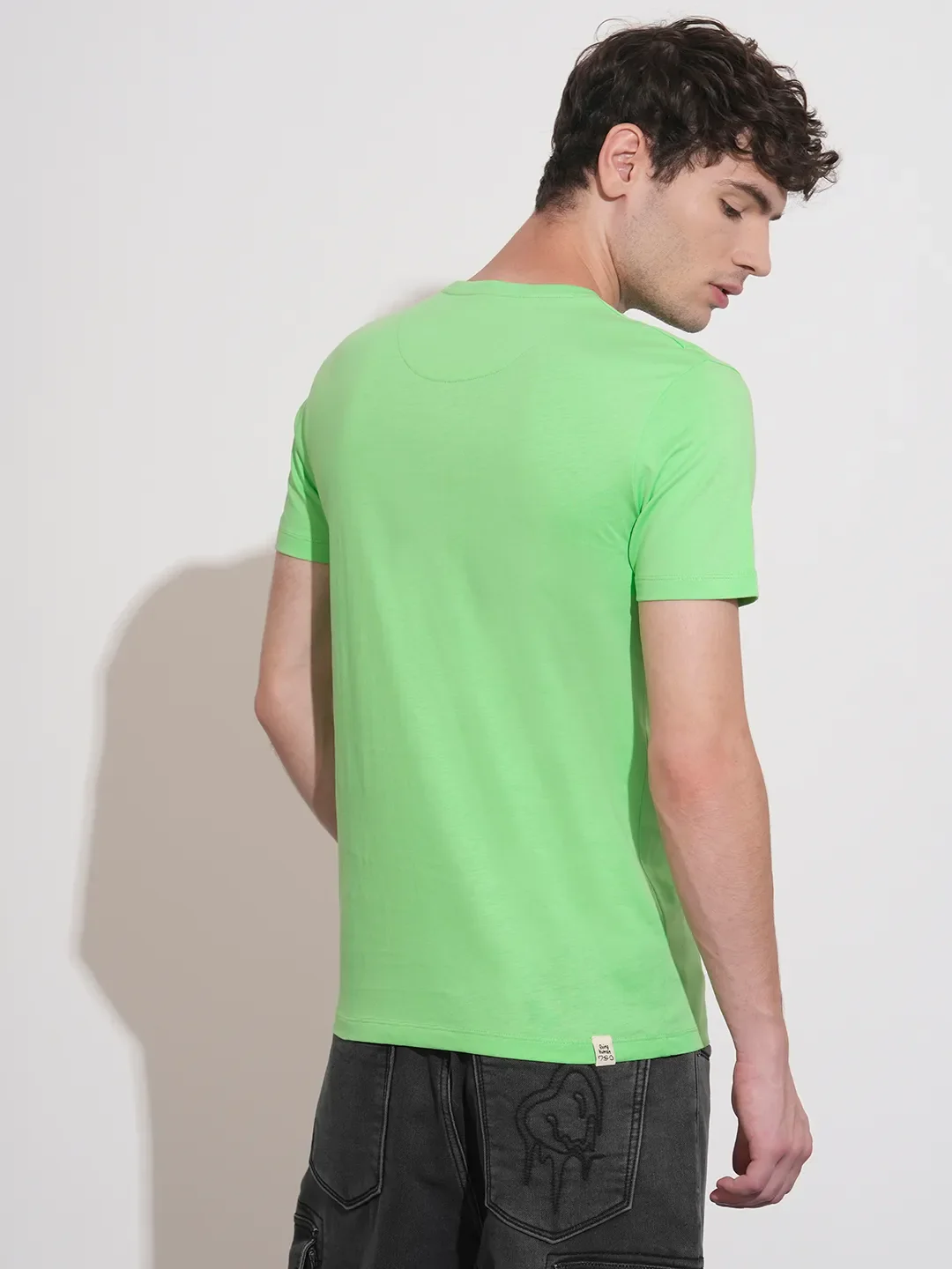 Slim Fit Men's Short Sleeves T-Shirt by Being Human Clothing - Image 3