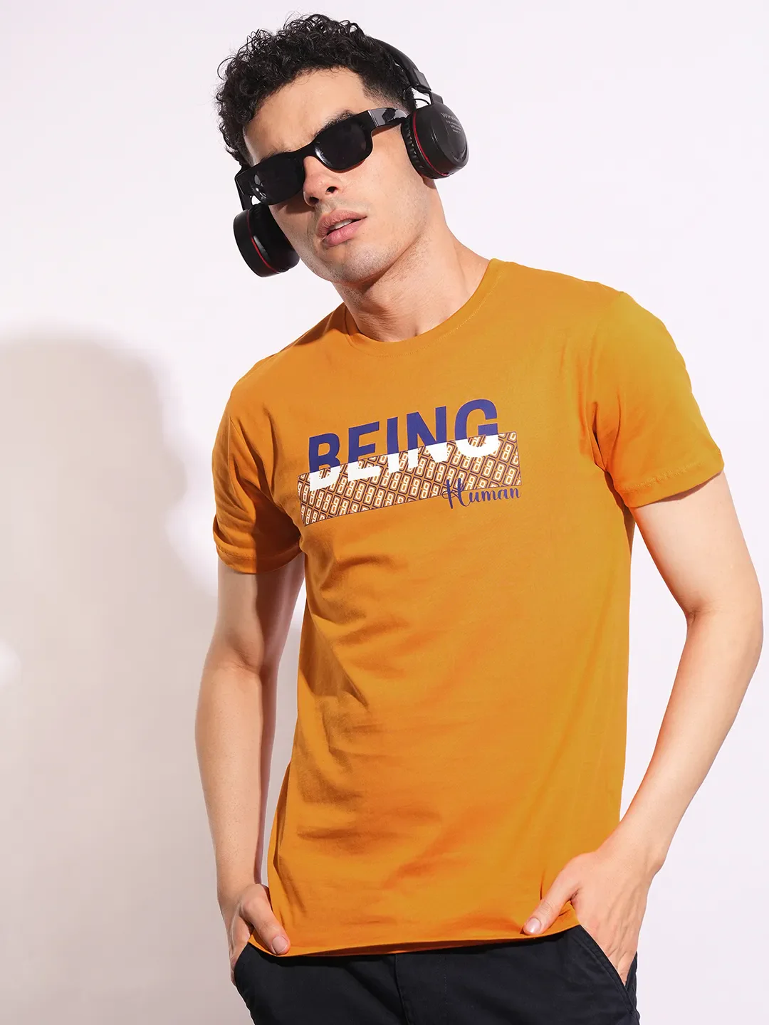 Slim Fit Men's Short Sleeves T-Shirt by Being Human Clothing - Image 6