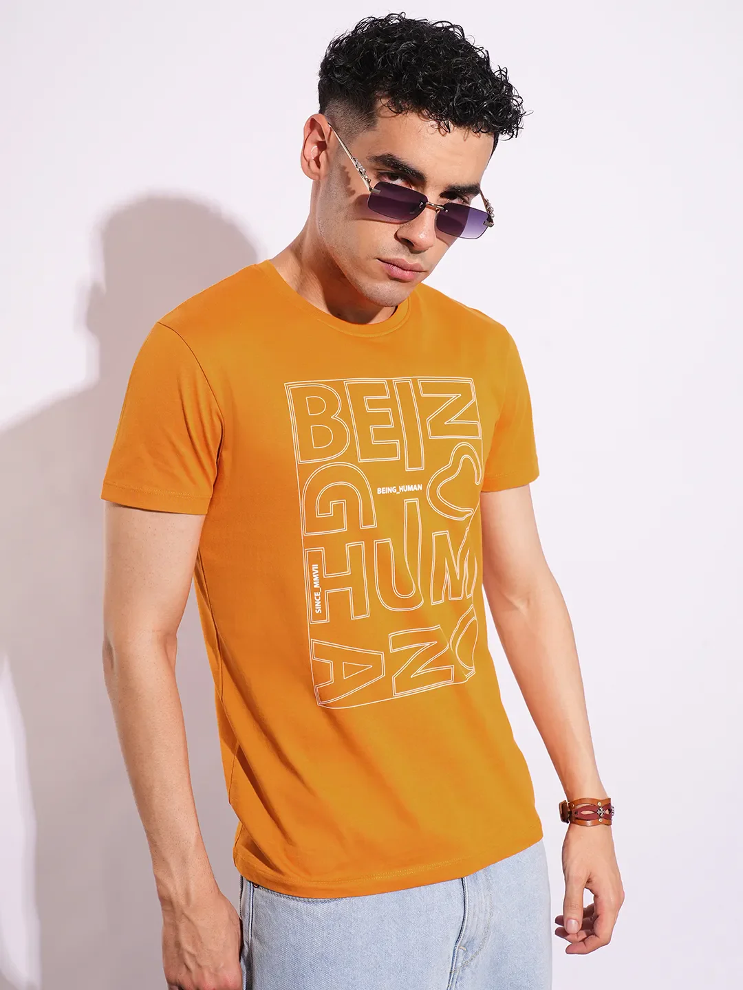 Slim Fit Men's Short Sleeves T-Shirt by Being Human Clothing - Image 6
