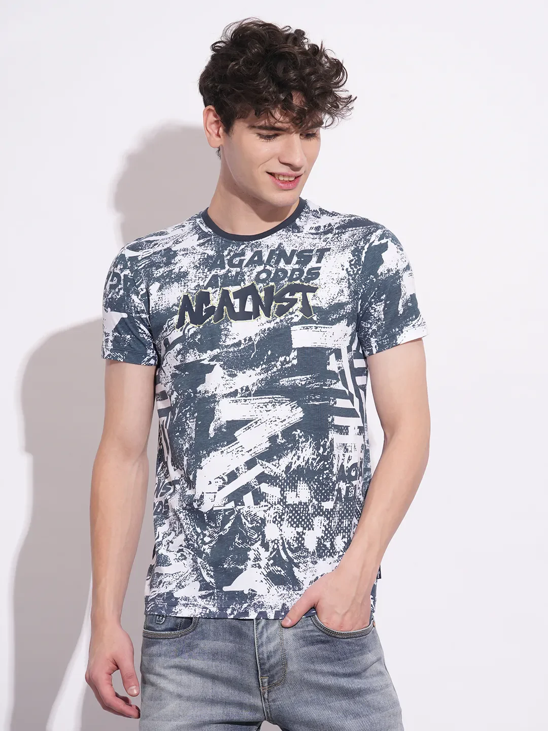 Slim Fit Men's Short Sleeves T-Shirt by Being Human Clothing
