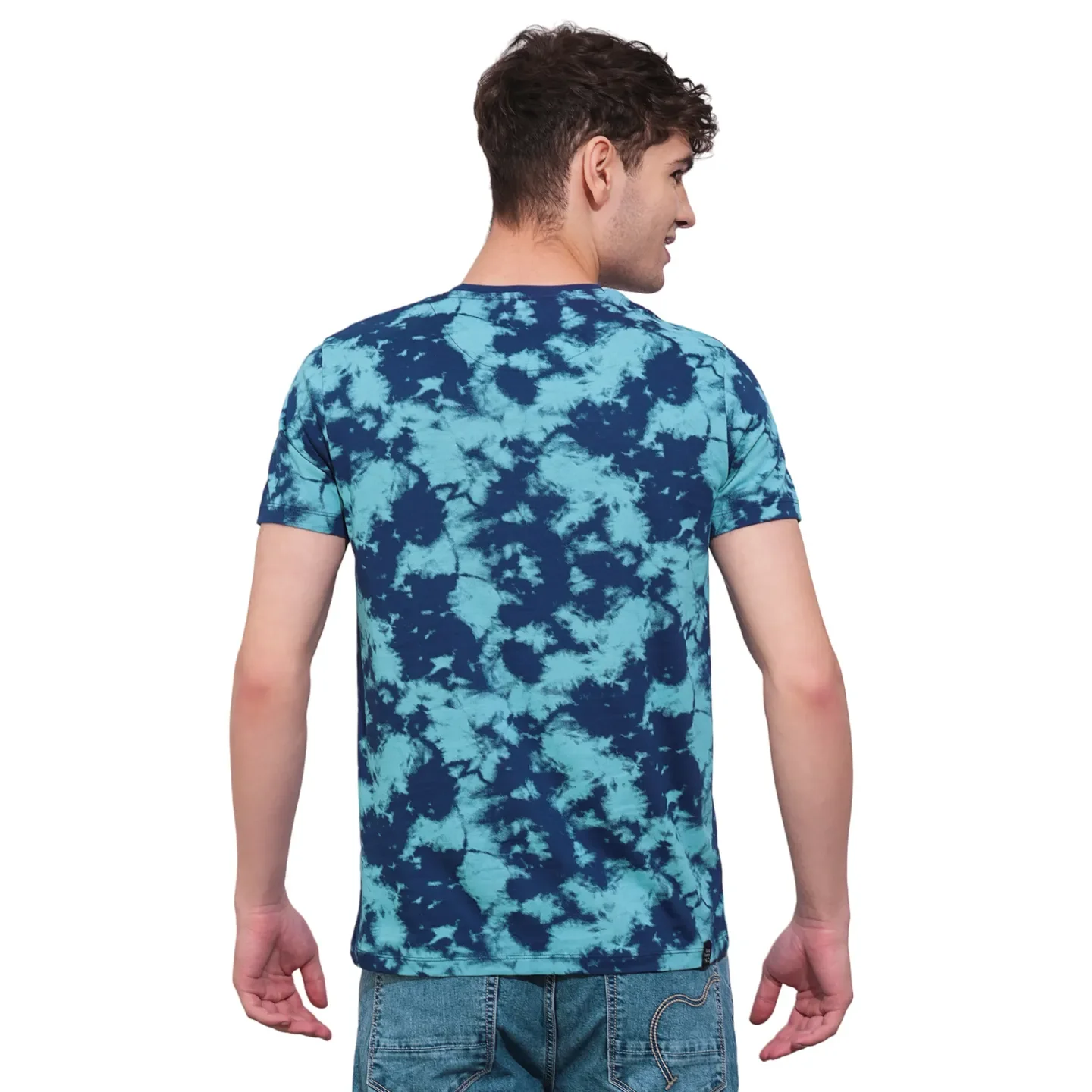 Navy Regular Fit Men's T-Shirt by Being Human Clothing - Image 3