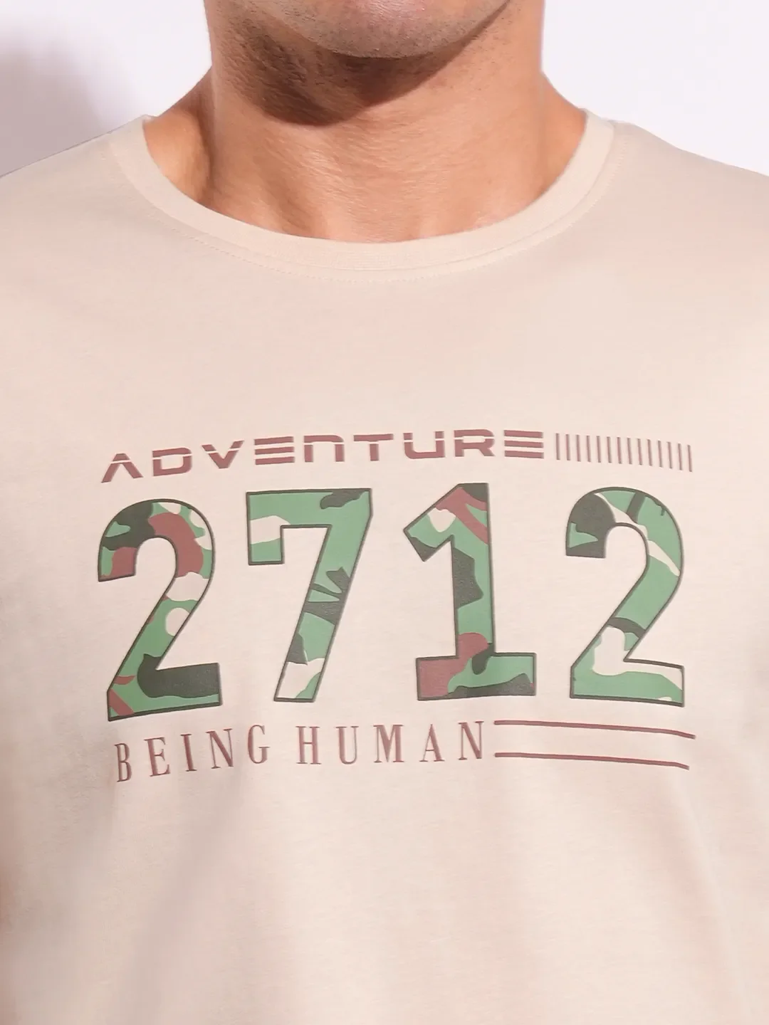 Slim Fit Men's Short Sleeves T-Shirt by Being Human Clothing - Image 5