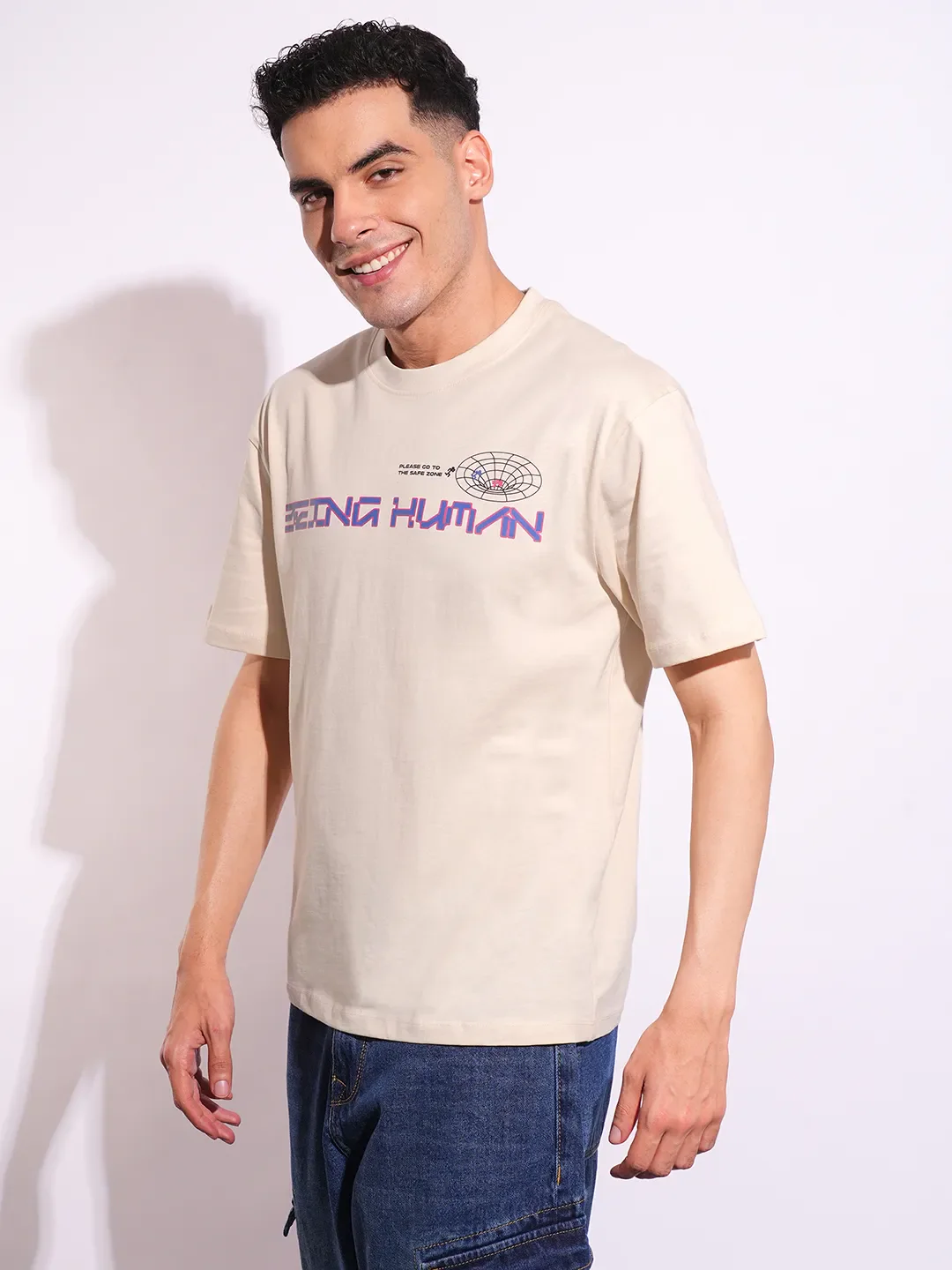 Easy Fit Men's Short Sleeves T-Shirt by Being Human Clothing - Image 2