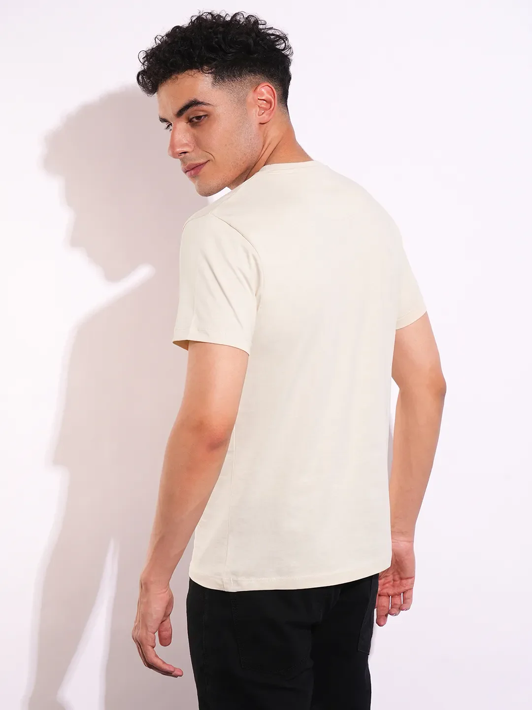 Slim Fit Men's Short Sleeves T-Shirt by Being Human Clothing - Image 3