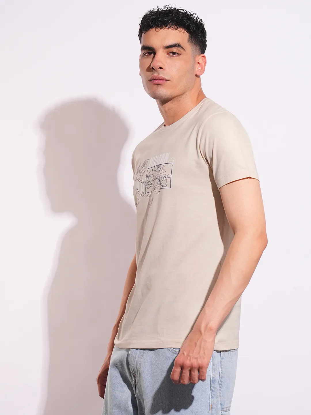 Slim Fit Men's Short Sleeves T-Shirt by Being Human Clothing - Image 2