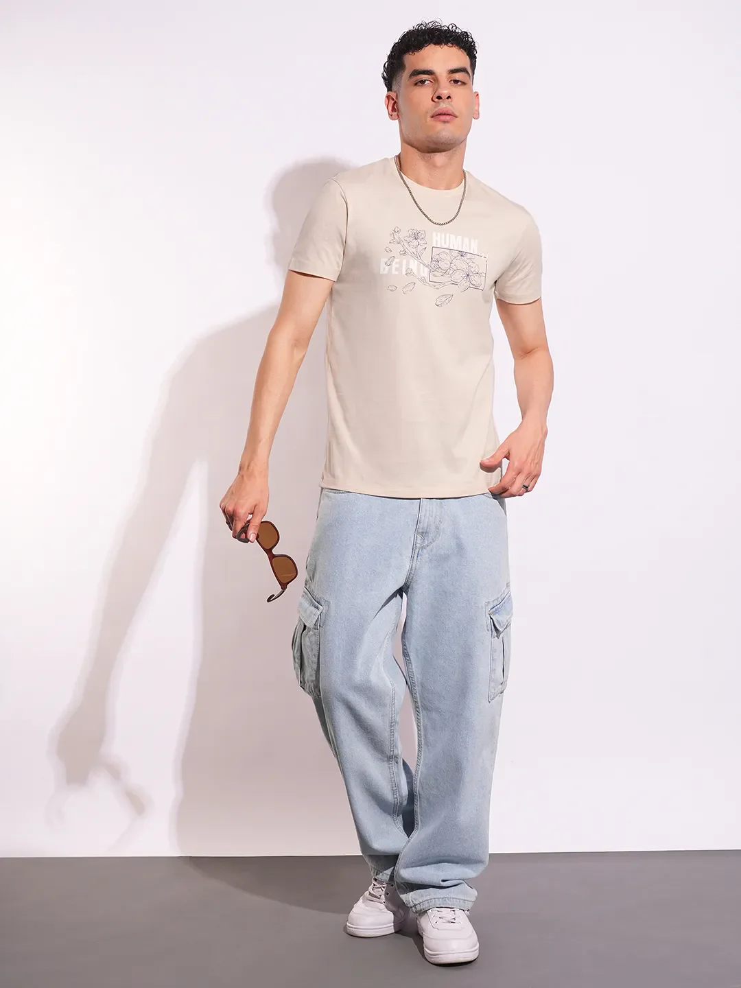 Slim Fit Men's Short Sleeves T-Shirt by Being Human Clothing - Image 4