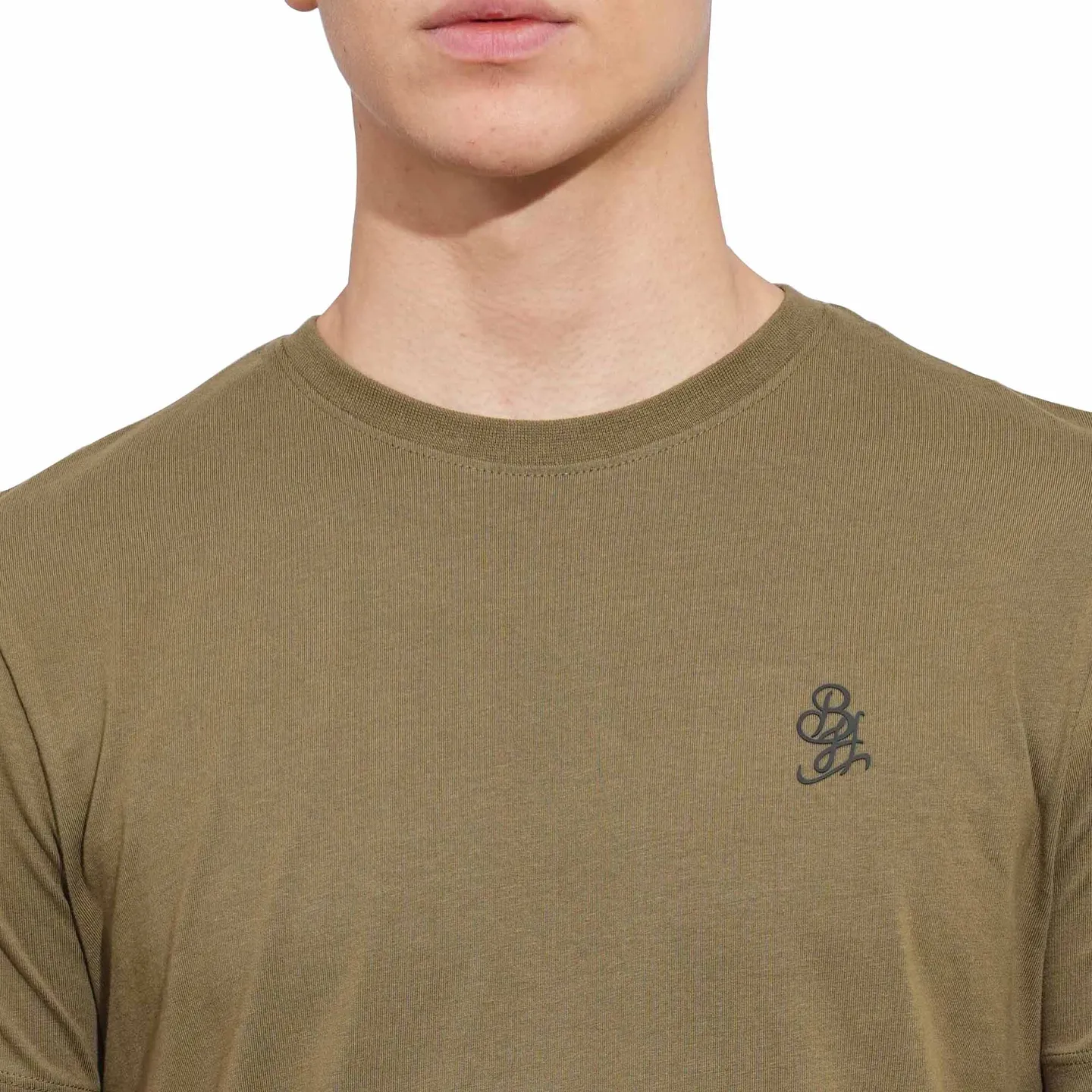 Olive Regular Fit Men's Short Sleeves T-Shirt by Being Human Clothing - Image 5