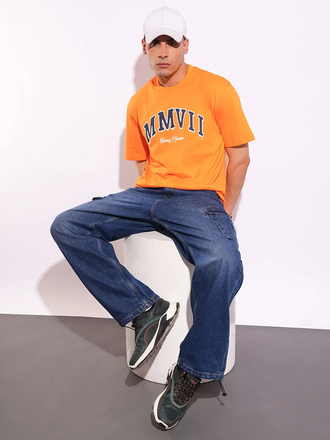 Easy Fit Men's Short Sleeves T-Shirt by Being Human Clothing - Image 4