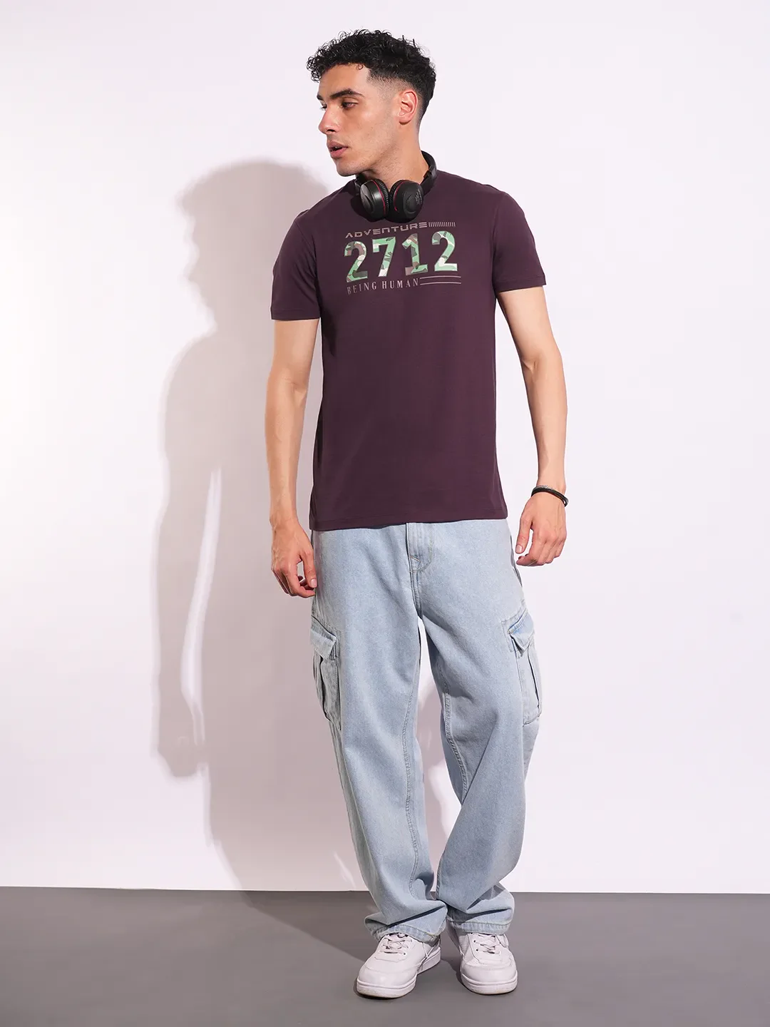 Slim Fit Men's Short Sleeves T-Shirt by Being Human Clothing - Image 4